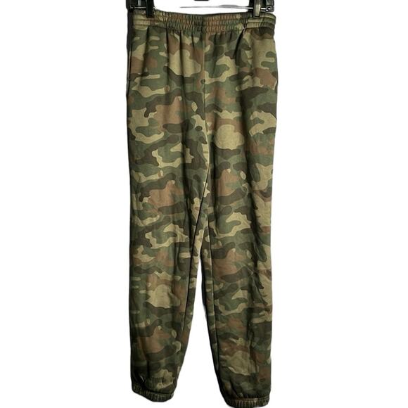 Men’s Amazon Essential Green Camo Drawstring Sweatpants Size Small - Picture 1 of 10